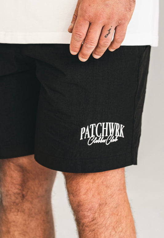 Clobber Club - Crest Shorts (White Logo)